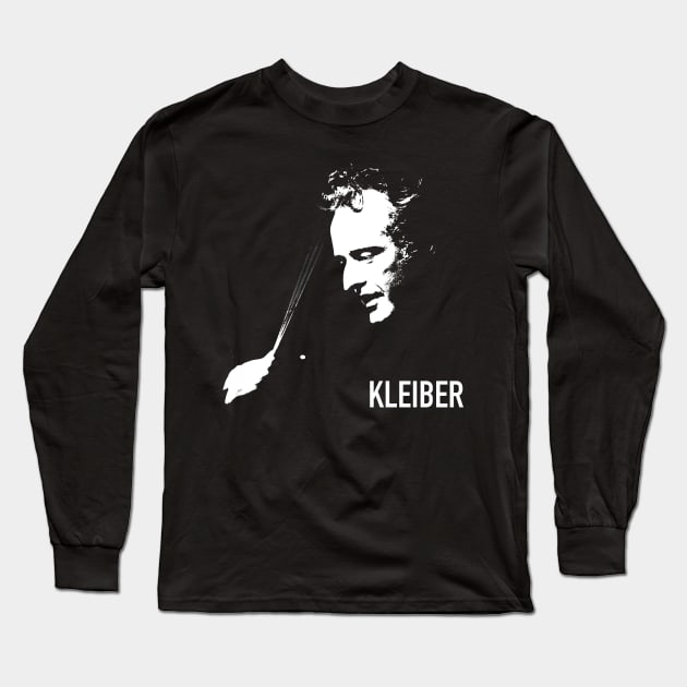 Conductor Kleiber Long Sleeve T-Shirt by vivalarevolucio
